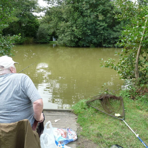 Main Lake at Nine Oaks Angling Centre in west Wales