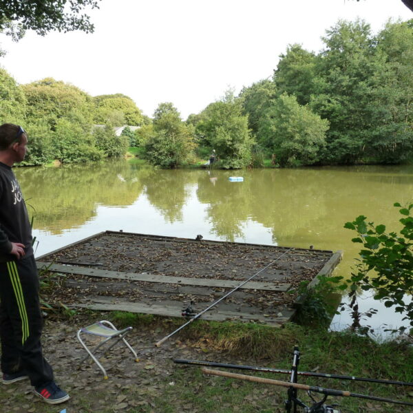 Main Lake at Nine Oaks Angling Centre in west Wales