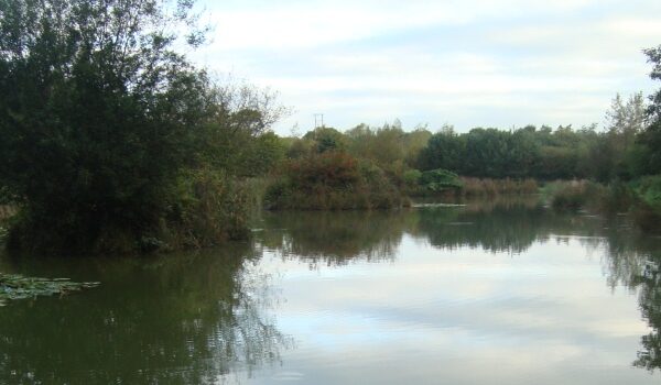 A late season view of Bake Lakes in Cornwall