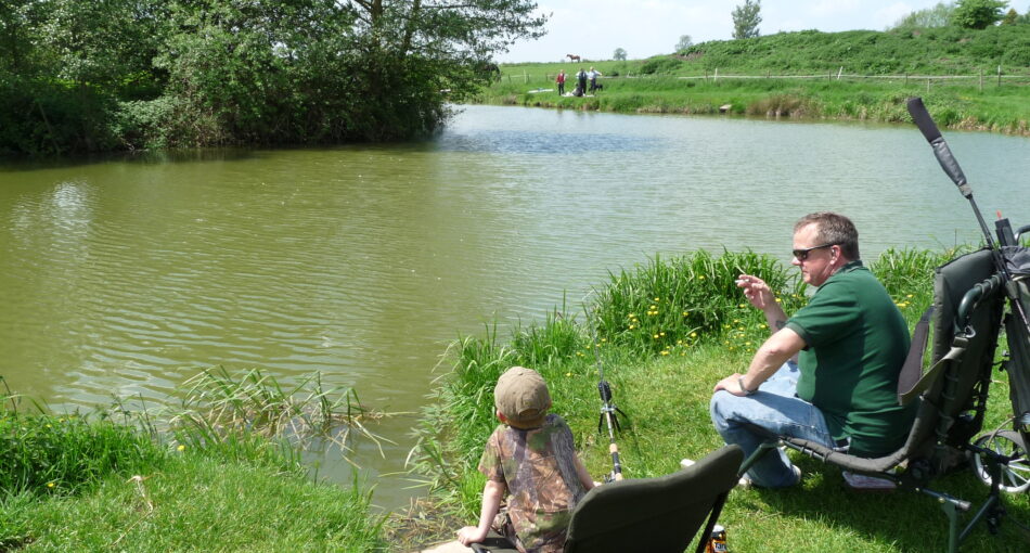 Dave's pool at Temple Farm Fishery, Wolvey, Leicestershire