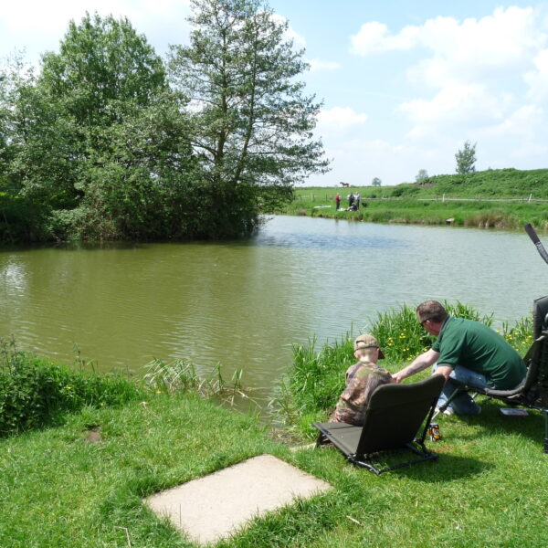 Dave's pool at Temple Farm Fishery, Wolvey, Leicestershire