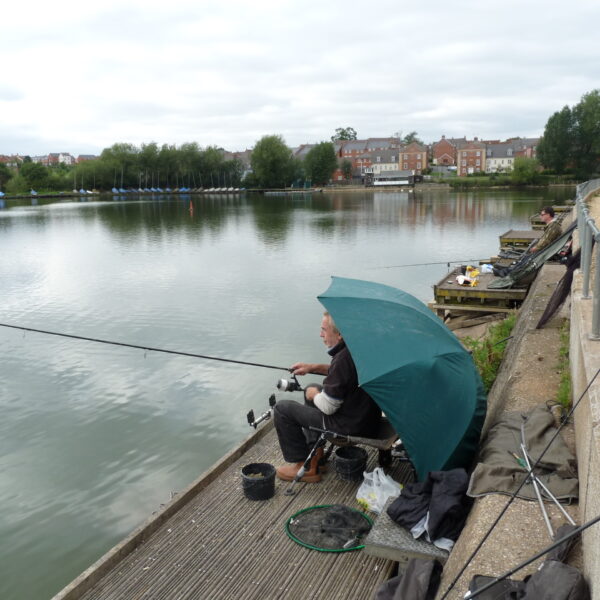 Fishing at Drayton Reservoir