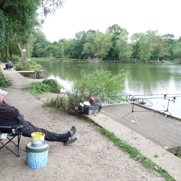 Fishing at Drayton Reservoir