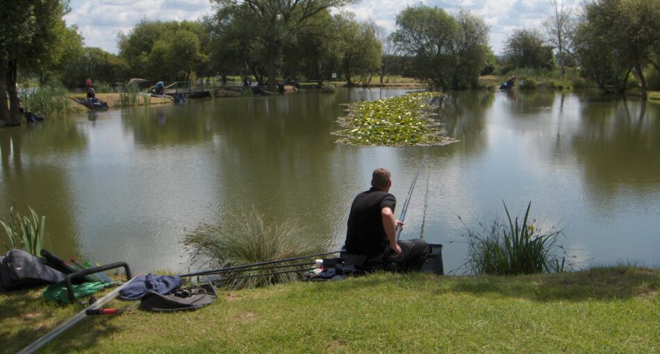 Fishing at Milton Pools