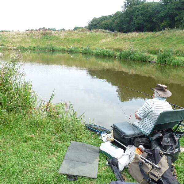 Fishing at Pipehill Fishery