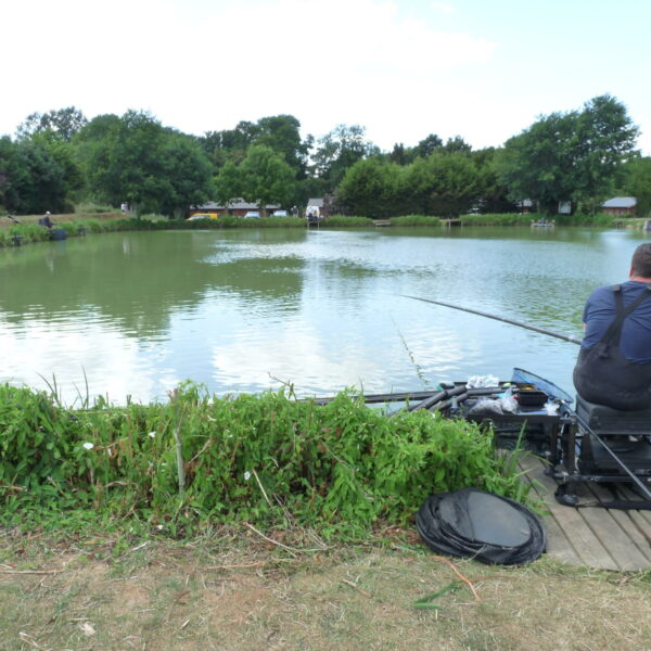 Hillview Lakes fishery near Tewkesbutry, Gloucestershire