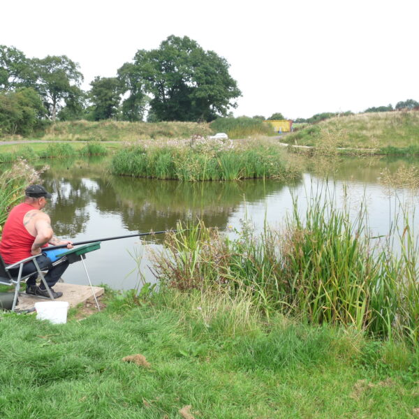 Fishing at Pipehill Fishery