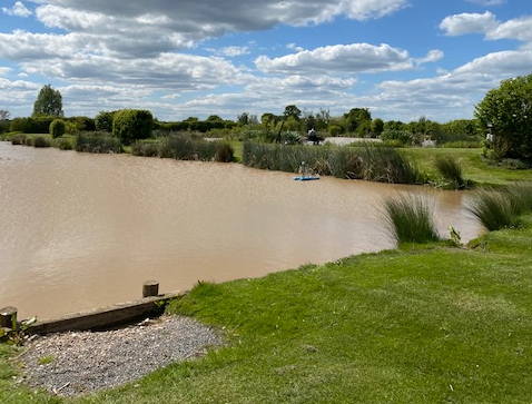 The Mixed Fish Lake at New Farm Fishery in Cheshire