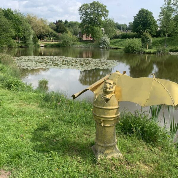 Rosefern Pool near Bromyard in Herefordshire