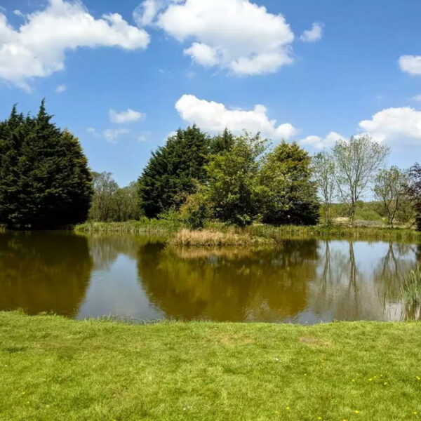 Property with land and lake for sale in Wales