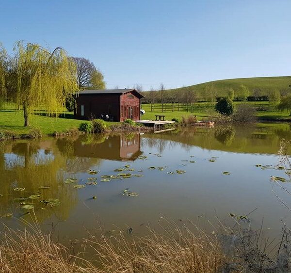 The Cabin cabin at Countryside Cabins fishery in Herefordshire