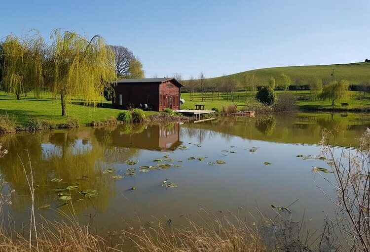 The Cabin cabin at Countryside Cabins fishery in Herefordshire