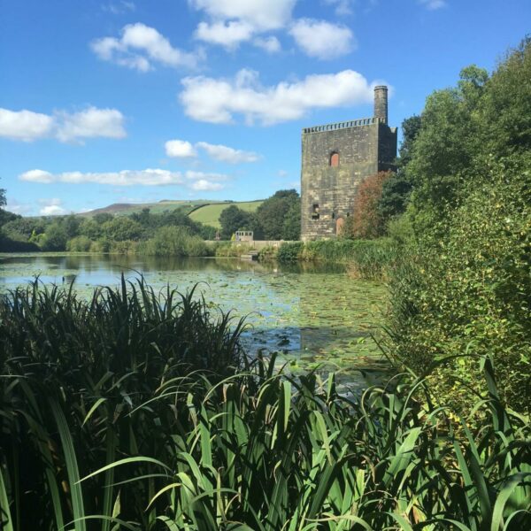 Three bedroom mews property for sale with own fishing lake in Todmorden