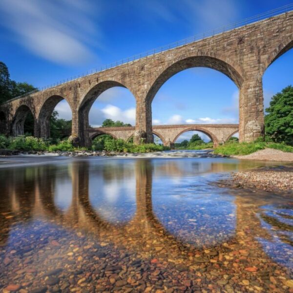 Salmon fishing in Scotland's River North Esk