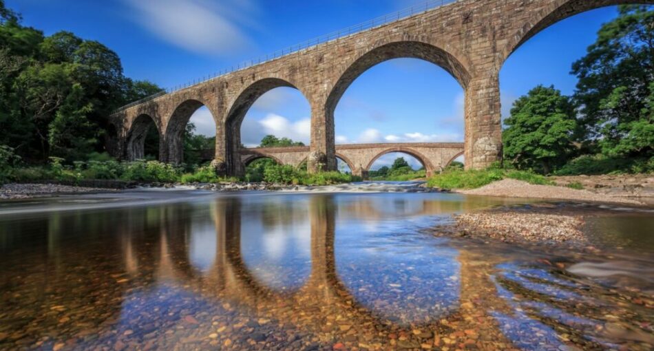 Salmon fishing in Scotland's River North Esk