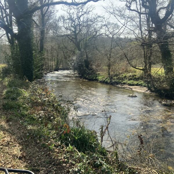 The River Avon at Yeo Farm in Devon