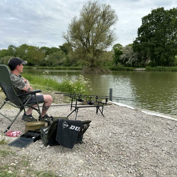 Carp fishing on Lake 1 at Fosseway Fishery