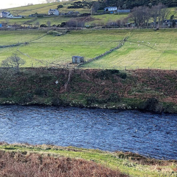 For sale: 16 Golf Road, Helmsdale. Property with river bank access.