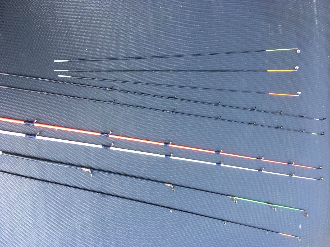 A range of feeder rods