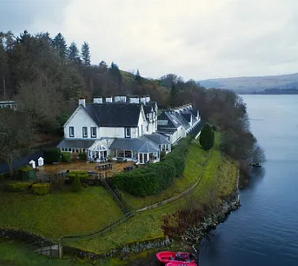 The Portsonachan Hotel on the banks of Loch Awe