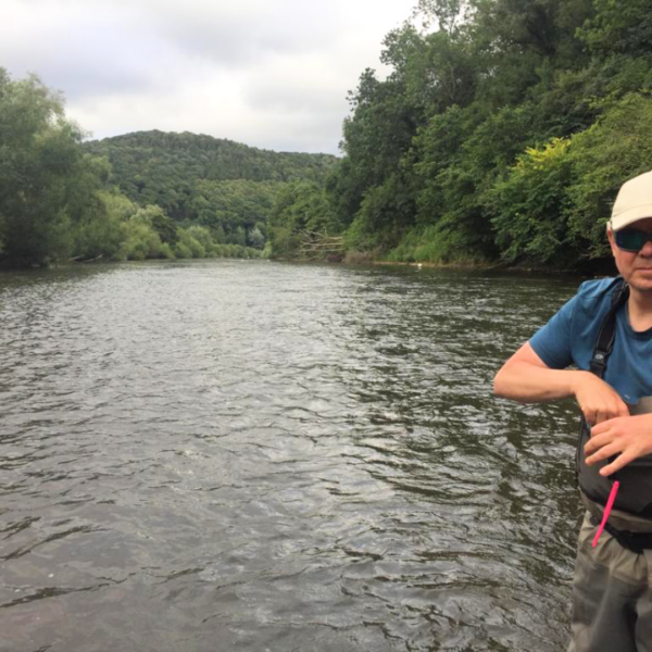 One mile stretch of the River Wye for sale a few miles downstream of Hereford