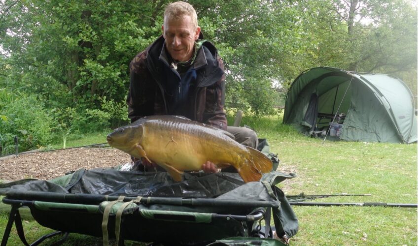 Stuart with a specimen carp