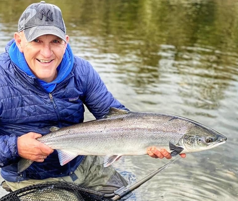 A nice salmon from the Cabalva Estate stretch of the River Wye