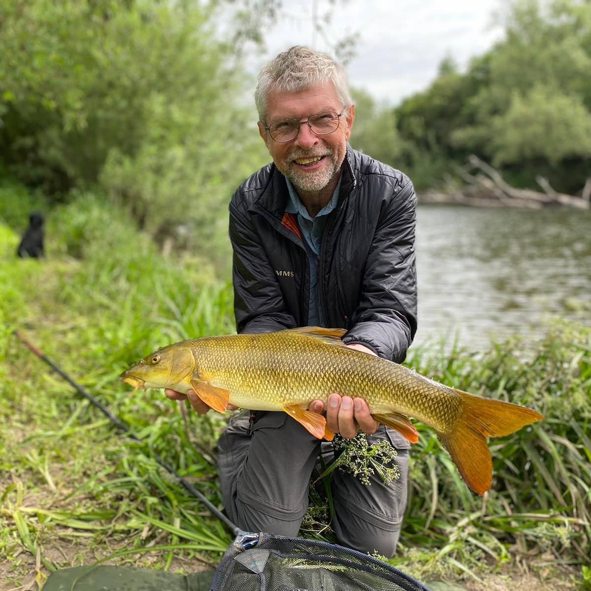 A nice barbel from the Cabalva stretch of the River Wye