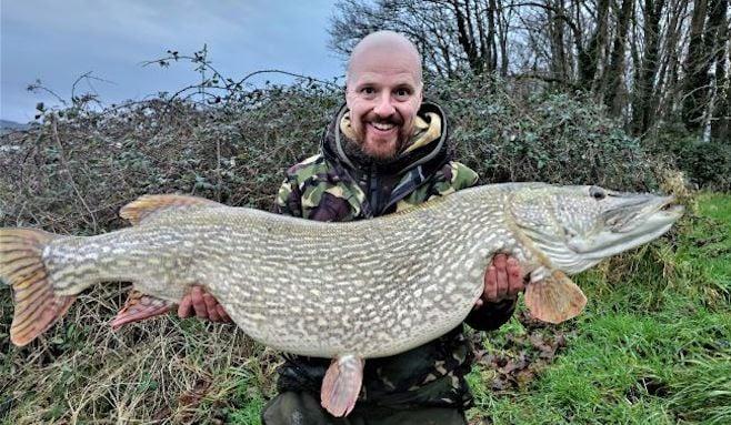 British rod caught record pike February 2024