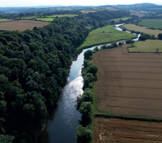 Part of the River Wye’s Middle Ballingham Fishery