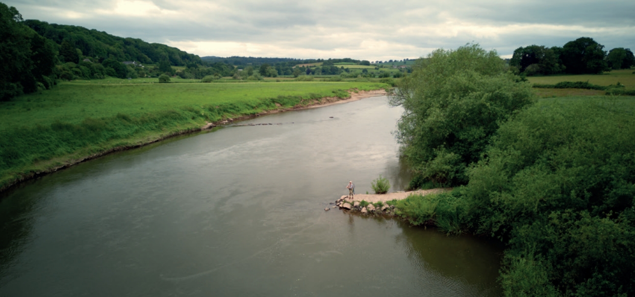 For Sale - part of the Middle Ballingham Fishery on the River Wye at Fownhope, Herefordshire